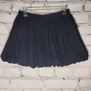 NWOT! Free People Beach Conch Key Bubble Mini Skirt Black Speckles Size Small